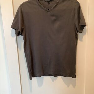 Robert Barakett Dark Gray V-Neck Men's Tee